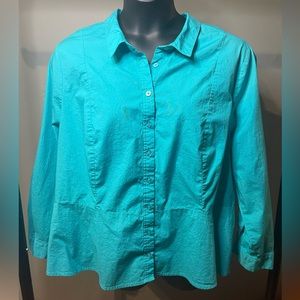 Jessica London Women’s Button down Blouse-size 26